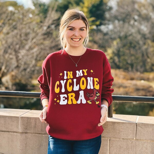 CI Sport In My Cyclones Era Cardinal Crewneck